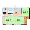 加藤貸家（小倉寺） 3DKの間取り