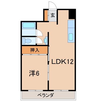 間取図 ハイジー松山