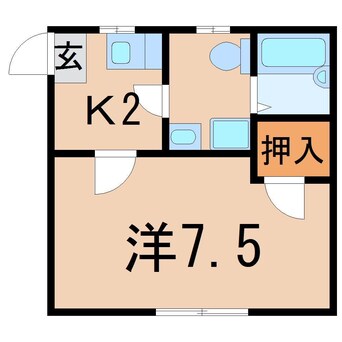 間取図 メゾンイーストII