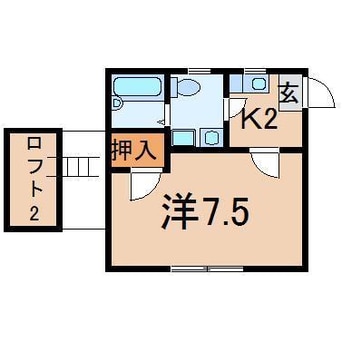 間取図 メゾンイーストII