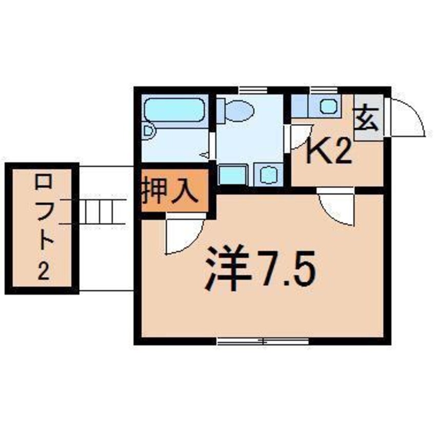 間取図 メゾンイーストII