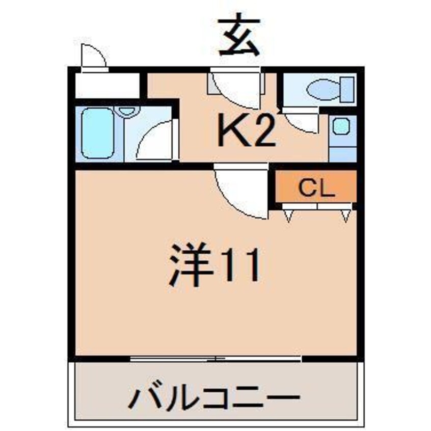 間取図 サンファスト福島