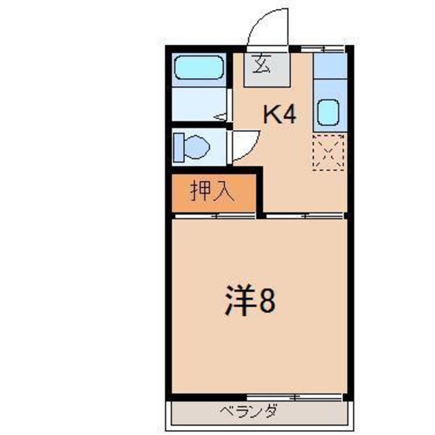 間取図 ジュネス森合Ａ