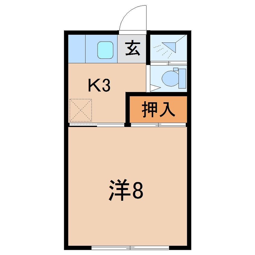 間取図 南福島ハイツＢ