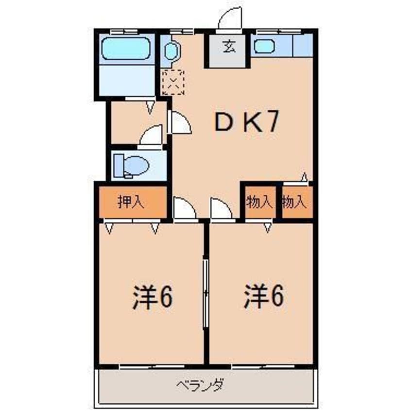 間取図 さくらハイツ