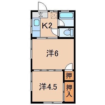 間取図 コーポラスか乃う