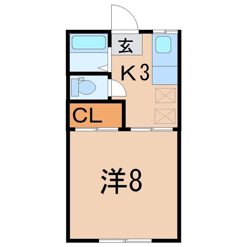 間取図 佐藤アパート(矢剣町)