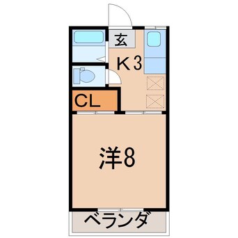 間取図 佐藤アパート(矢剣町)