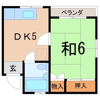 間取図 ニューホワイトコーポ