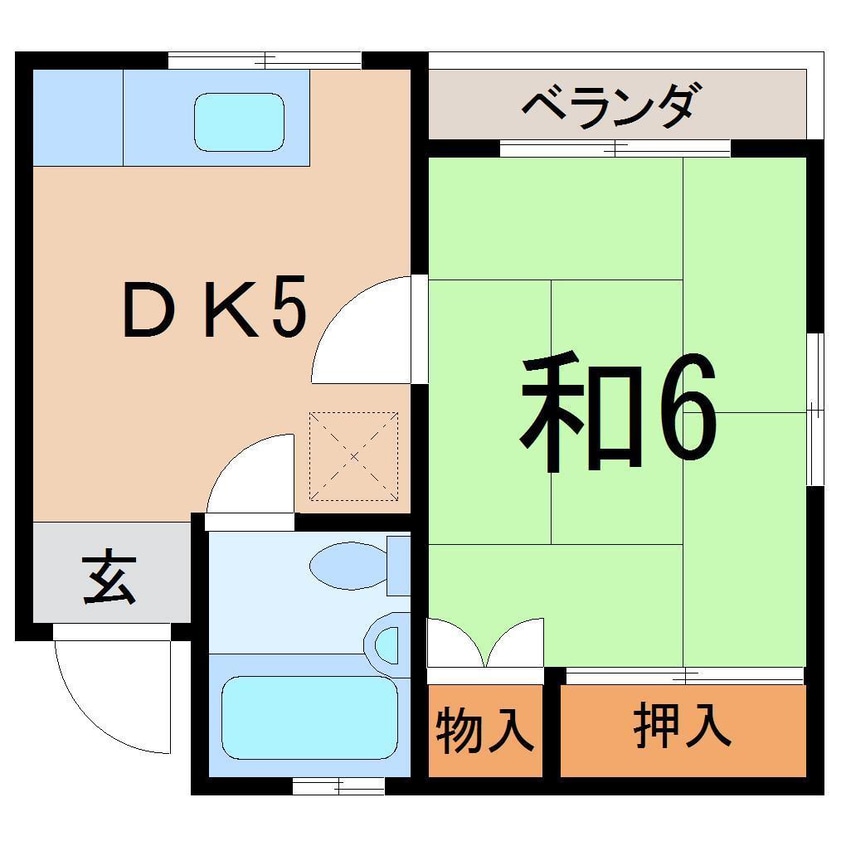 間取図 ニューホワイトコーポ