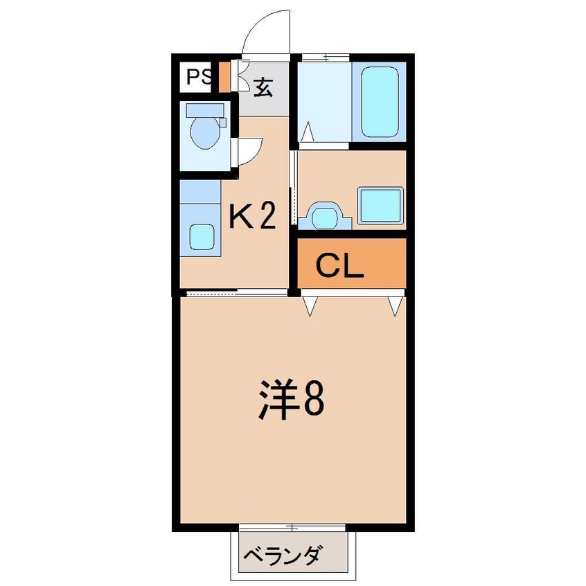 間取図 パレヴィレッジ