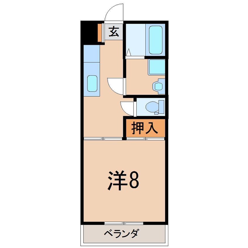 間取図 MIYABIハイツII