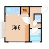 メゾンさくら(宮下町） 1Rの間取り
