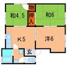 八島ハイツ 3Kの間取り