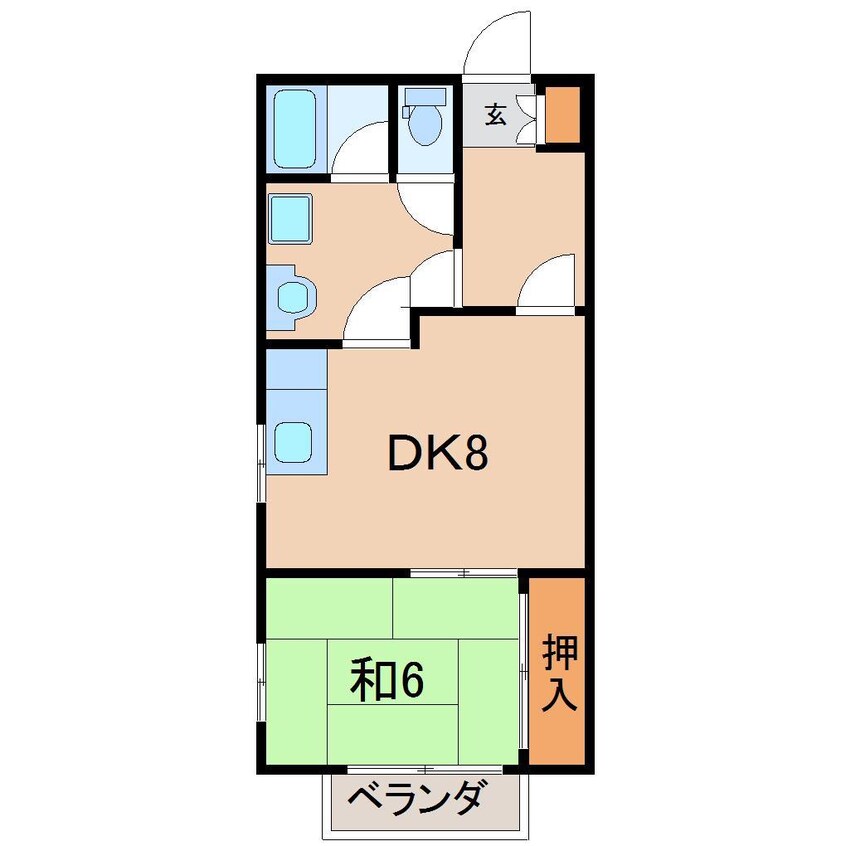 間取図 サニーコーポ