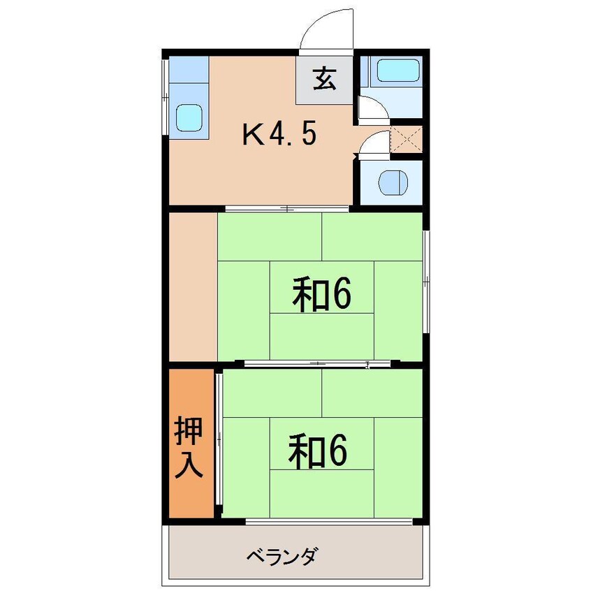 間取図 沖町マンション