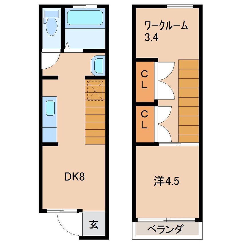 間取図 カシェート・モデルヌ