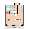 ピロティ 1LDKの間取り