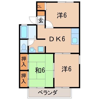 間取図 サンポートＣ