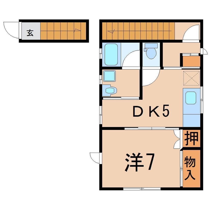 間取図 コーポサークルII