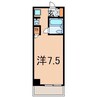 エトワール福島第２ 1Kの間取り