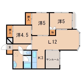 間取図 サンプラザ福島