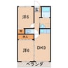 FLAT02 2DKの間取り