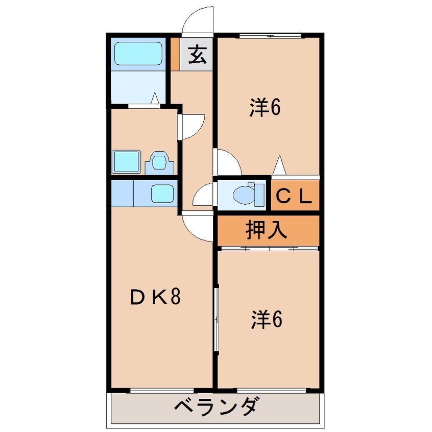 間取図 エッセンシャル小倉寺