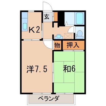 間取図 ハイツ東舞子