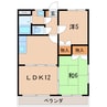 ベルヴィエ小倉寺 3DKの間取り