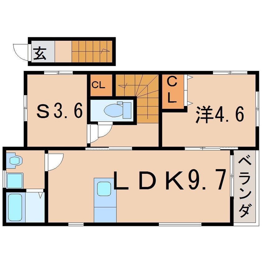 間取図 ペッセゴ渡利