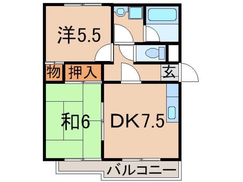 間取図 テラハイツ