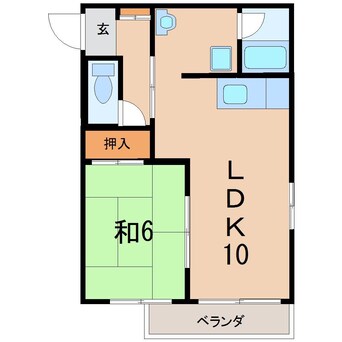 間取図 オガシンコーポ98