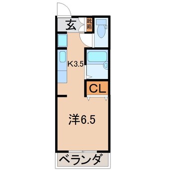 間取図 ボヌール・コート（方木田）