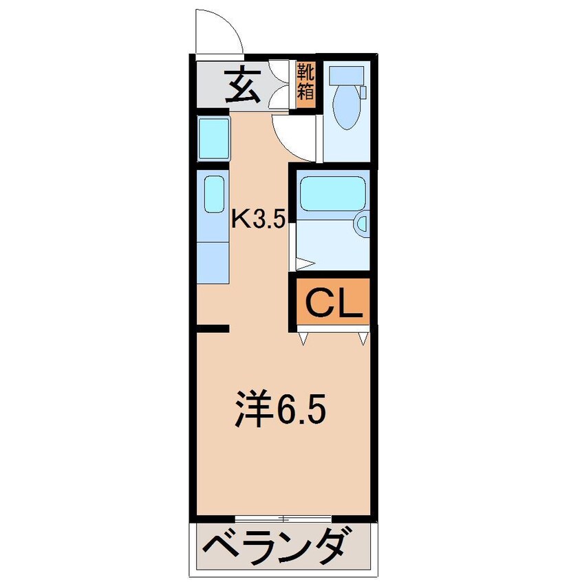 間取図 ボヌール・コート（方木田）