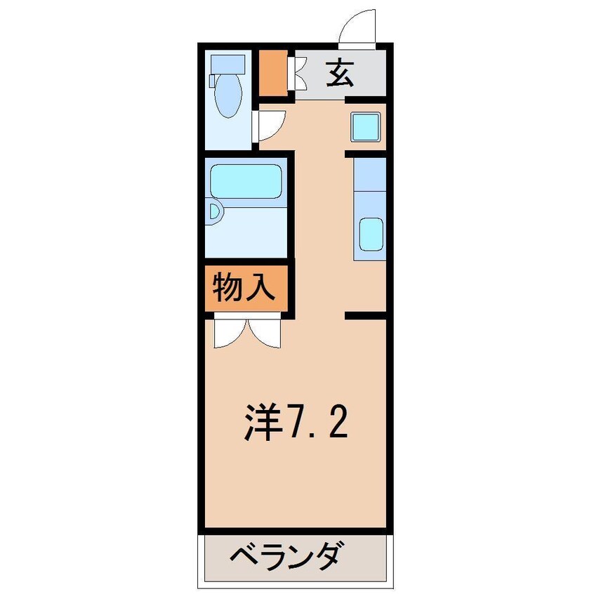 間取図 ボヌール・コート（方木田）