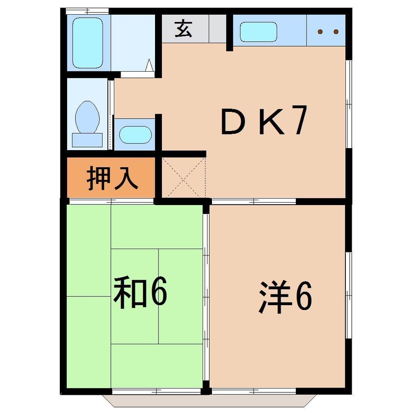 間取図 グランデュール宮下