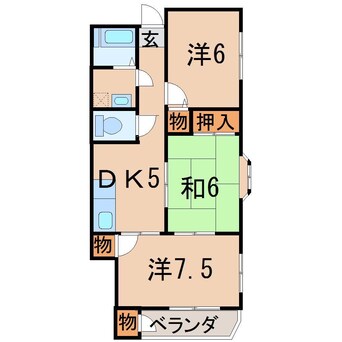 間取図 コーポ武甚
