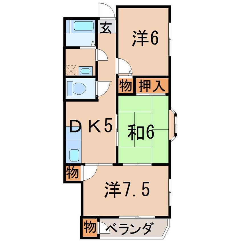 間取図 コーポ武甚
