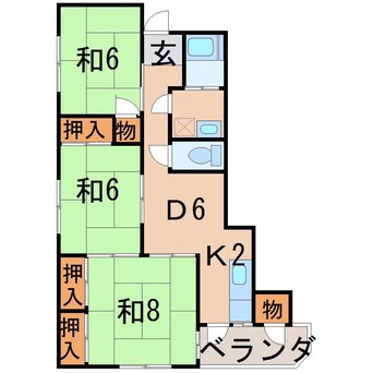 間取図 コーポ武甚