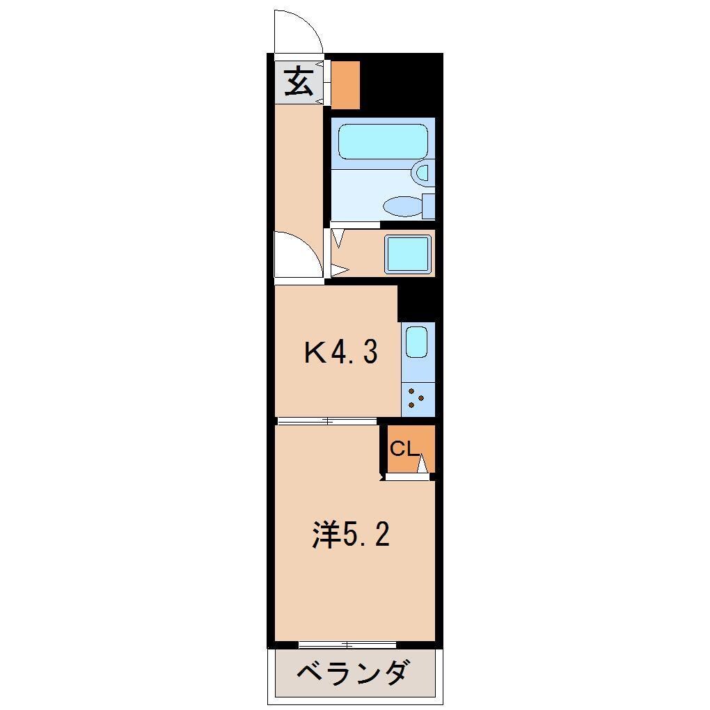 間取り図 ライオンズマンション御倉町（306）