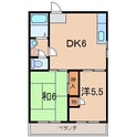 ハトヤマンション早稲町の間取図