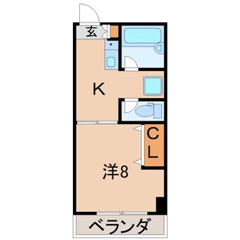 間取図 ハトヤマンション早稲町