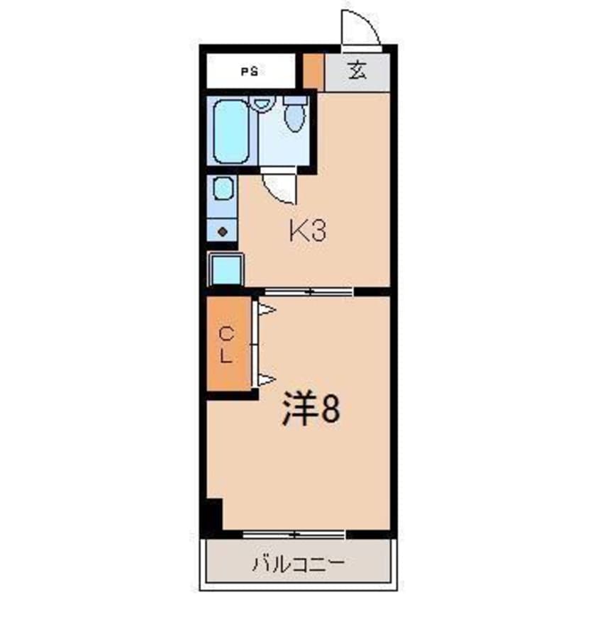 間取図 ハトヤマンション早稲町