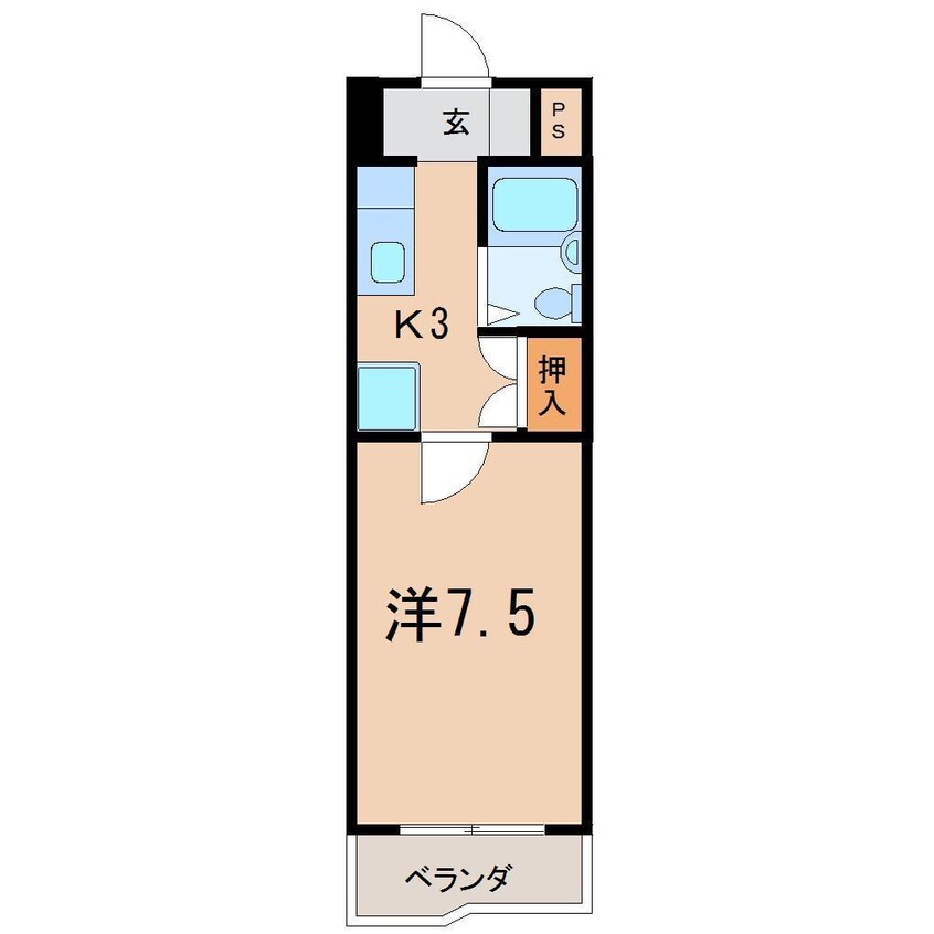 間取図 南福島コーポラス