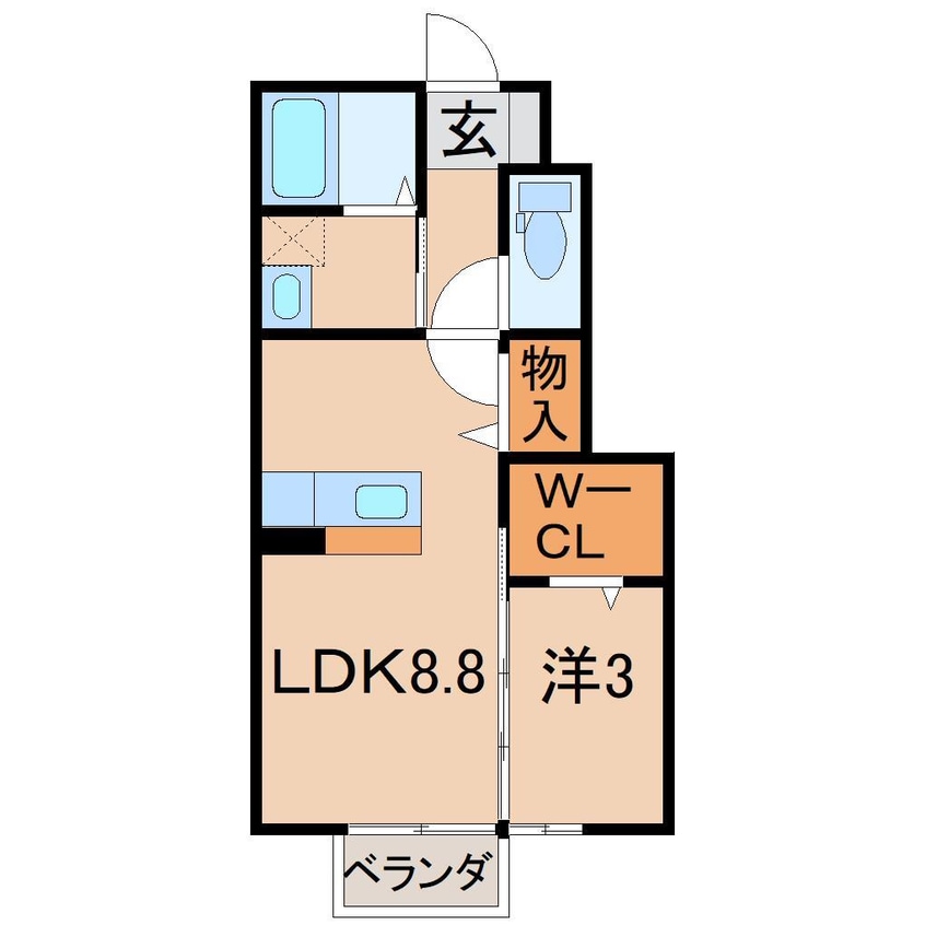 間取図 ブランシェ　ドゥ