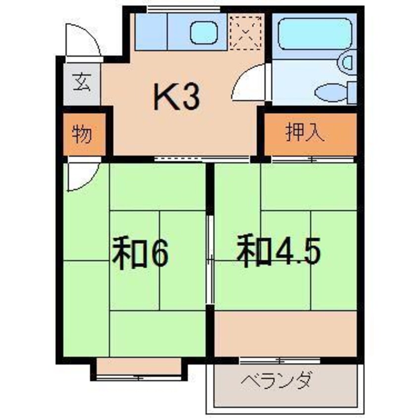 間取図 TAハイツ