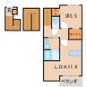 レジデンスT 1LDKの間取り