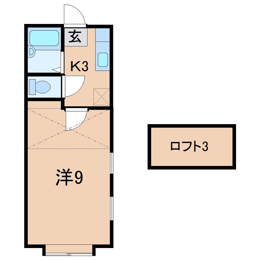 間取図 ベルトピア福島No.8