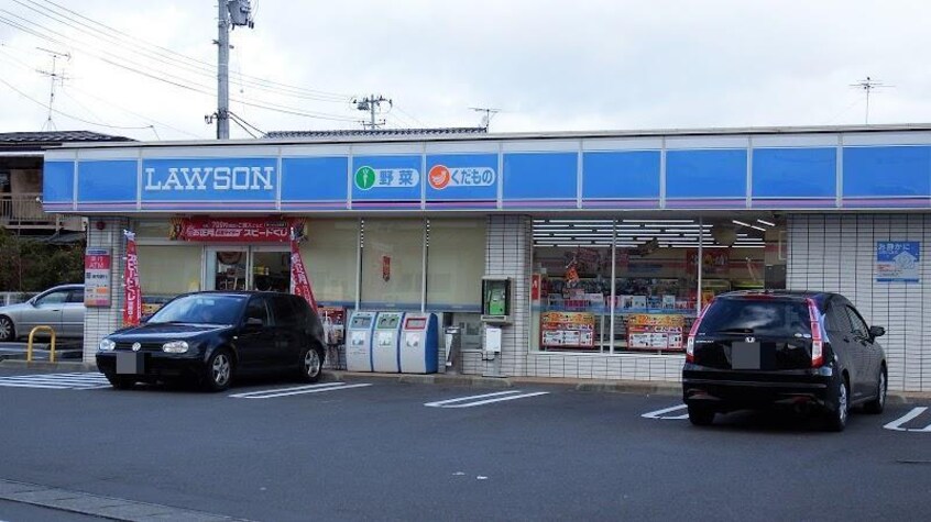 ローソン福島工業高校前店(コンビニ)まで681m ミュージアムタワー森合